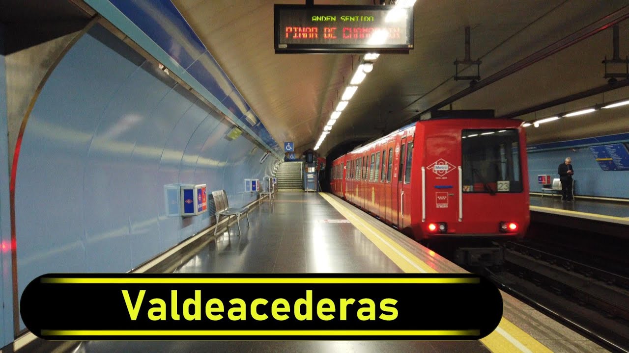 Metro Station Valdeacederas - Madrid 🇪🇸 - Walkthrough 🚶