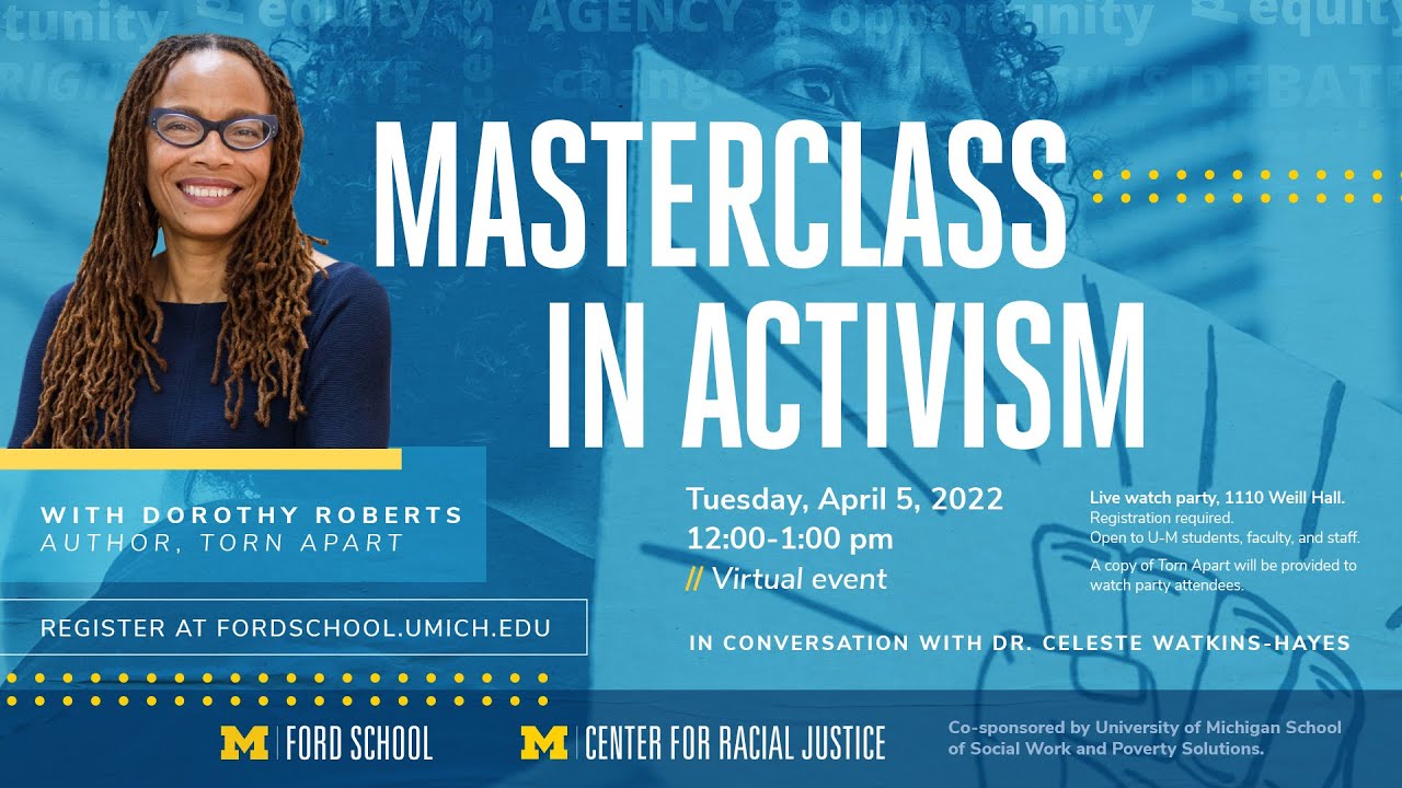 Master Class in Activism: Dorothy Roberts, 