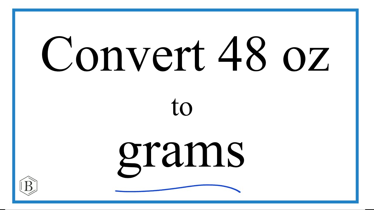 Convert 48 oz to g (forty-eight ounces to grams)
