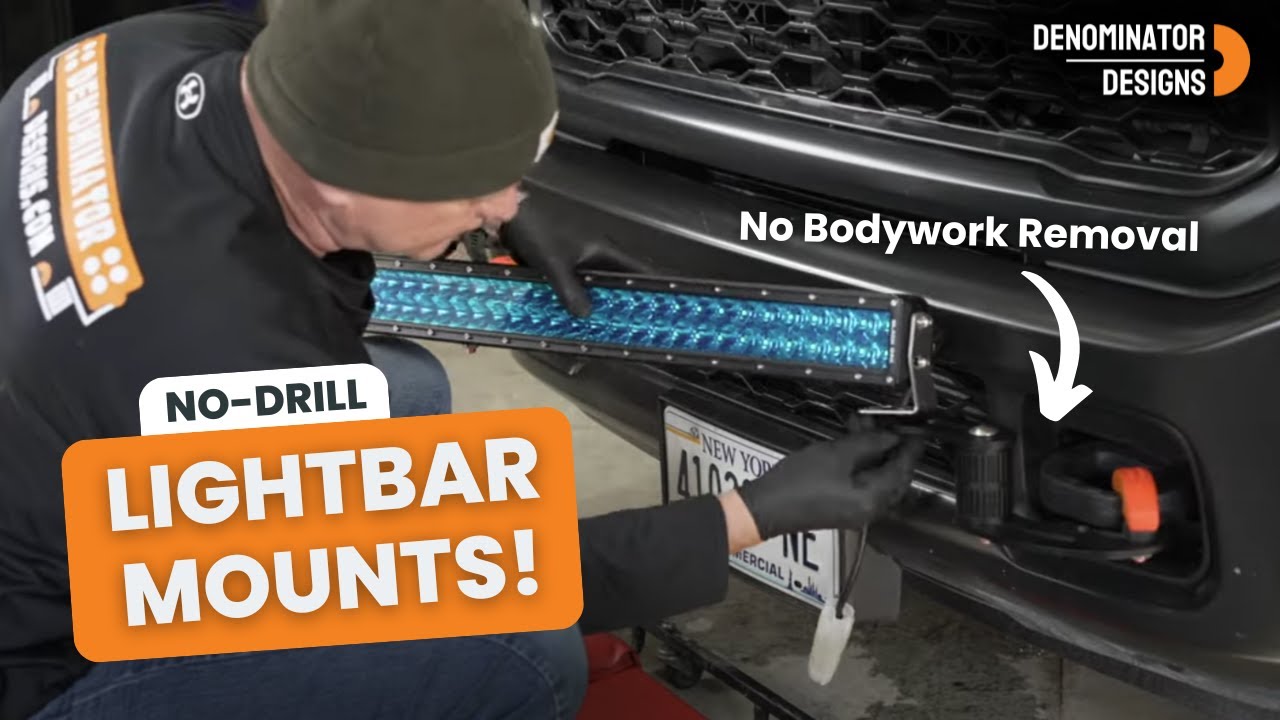 Best No-Drill LED Light Bar Mount for Trucks! | Easy Install & Universal Fit