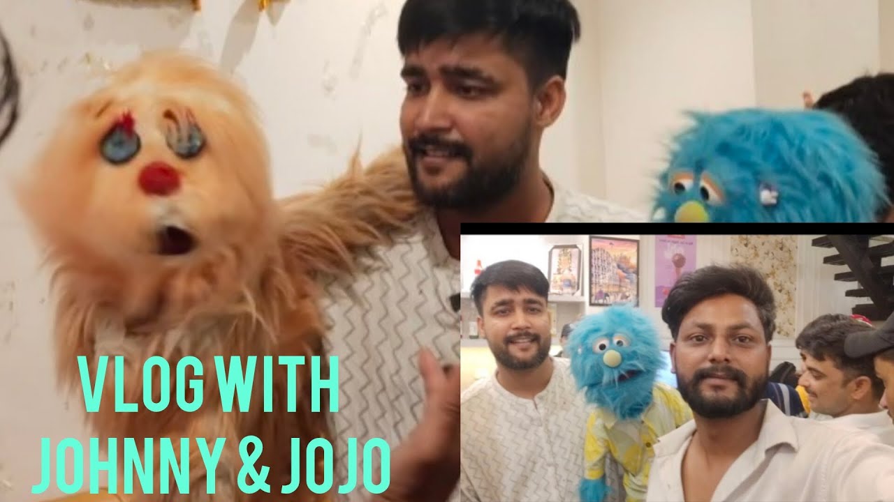 Johnny & JoJo 🔥| Puppet 😍 | realistic character| #indiasgotlatent #jojo #johnny