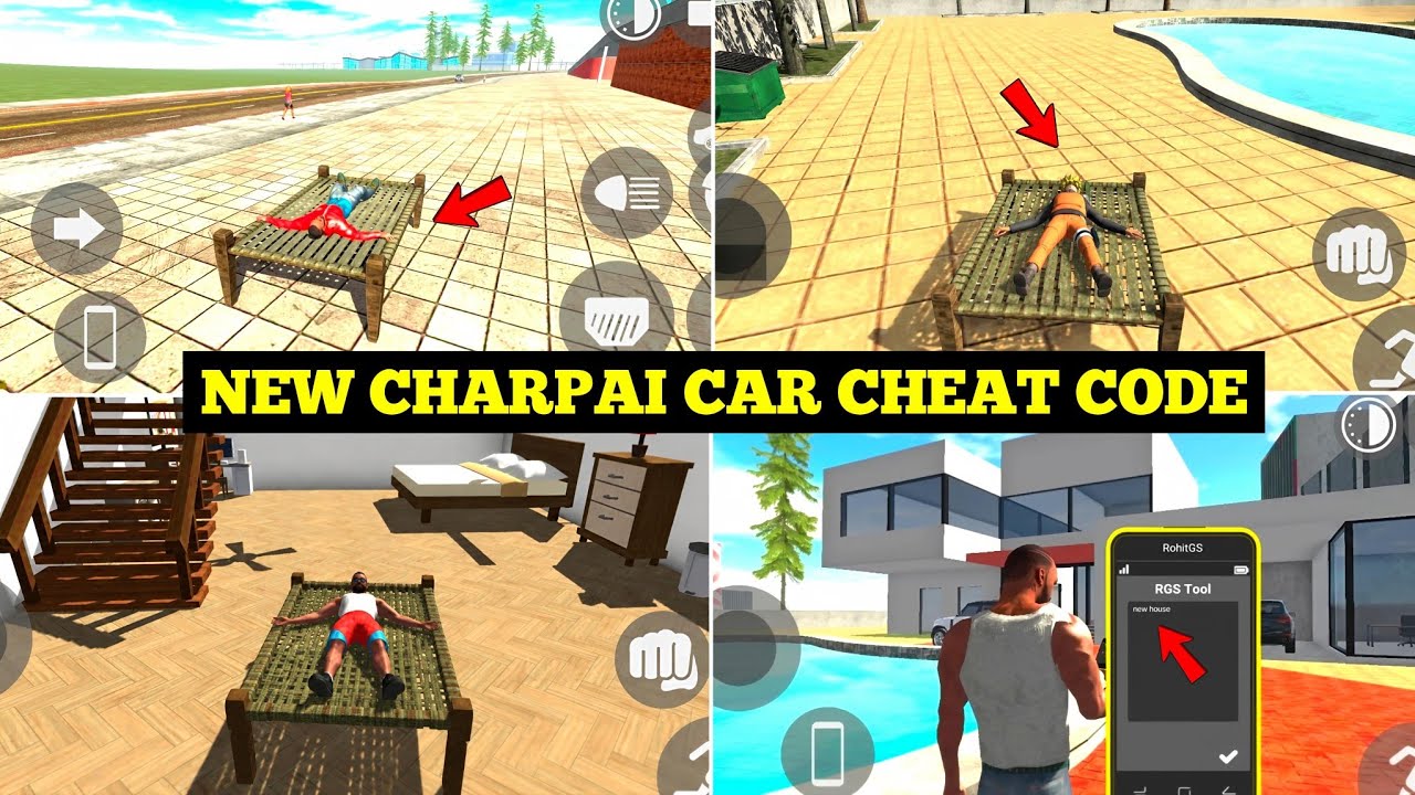 New Charpai Car Cheat Code in Indian Bike Driving 3D New Update 🤯🔥| Sleep Mode Update | HIG