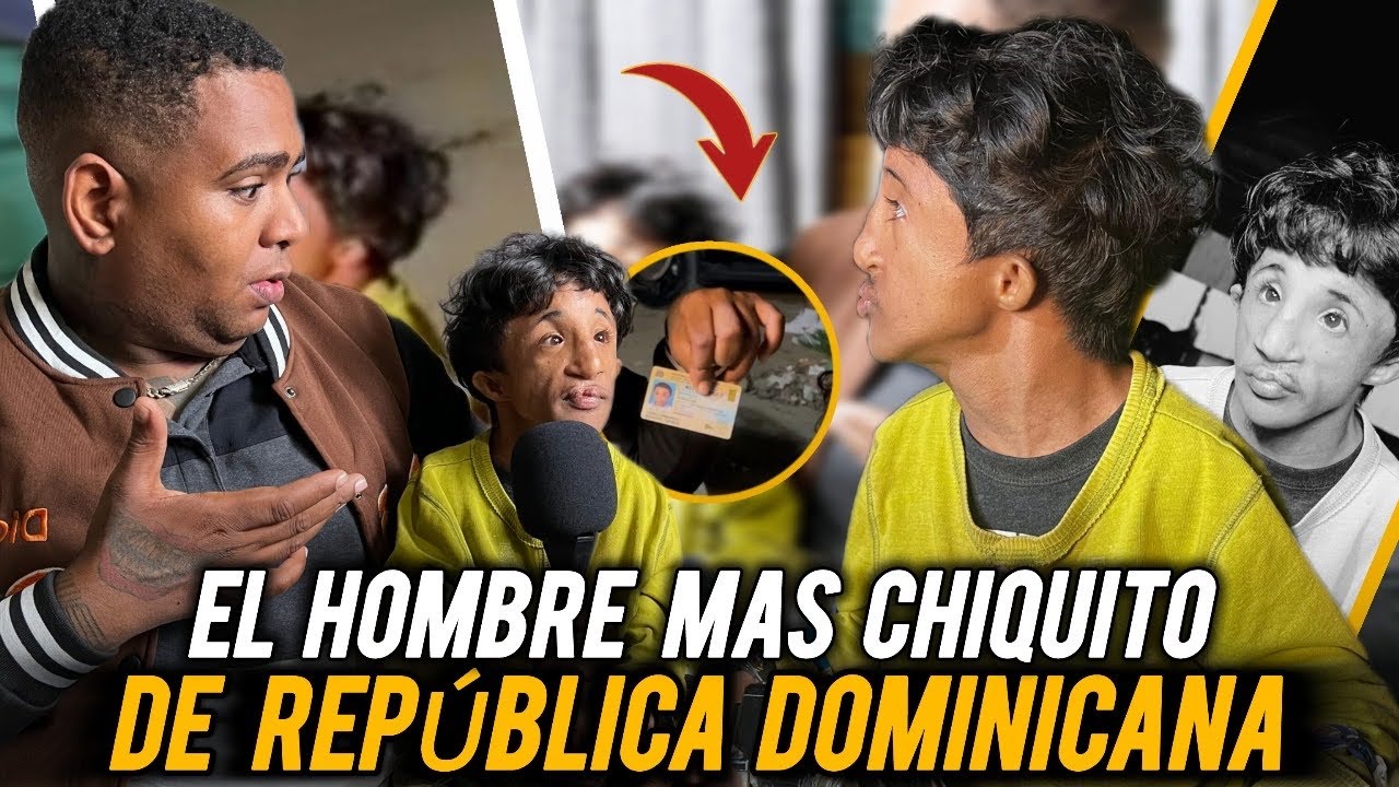 EL HOMBRE MAS CHIQUITO DE REPÚBLICA DOMINICANA MIRA  COMO VIVE