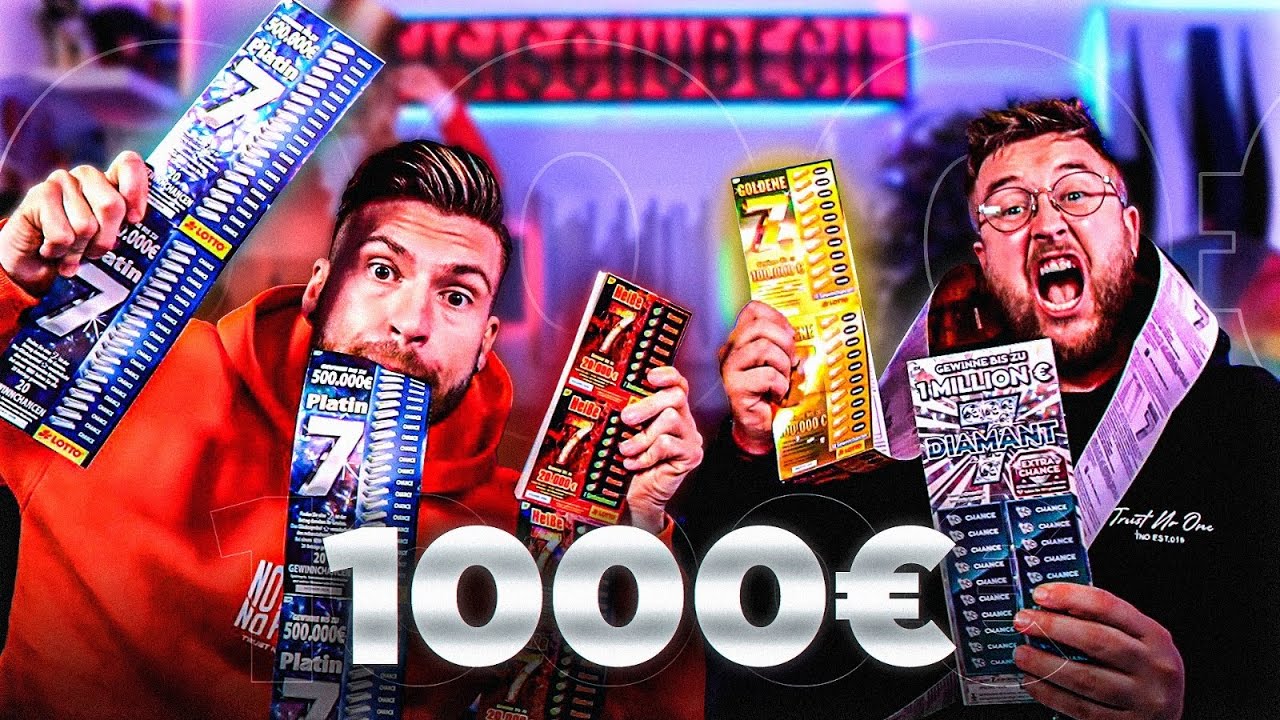 Wir haben für 1000€ RUBBELLOSE GEKAUFT 😱