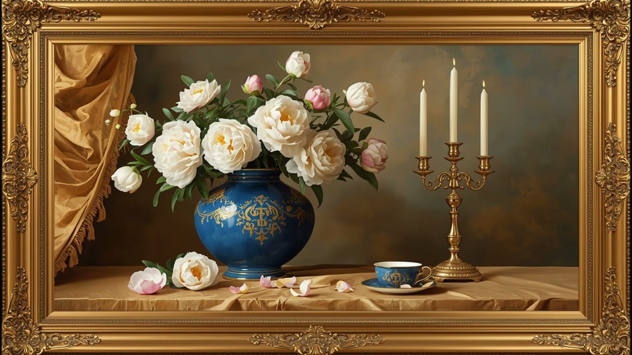 Luxury Classical Art for TV | 4 Hour Ambient Background