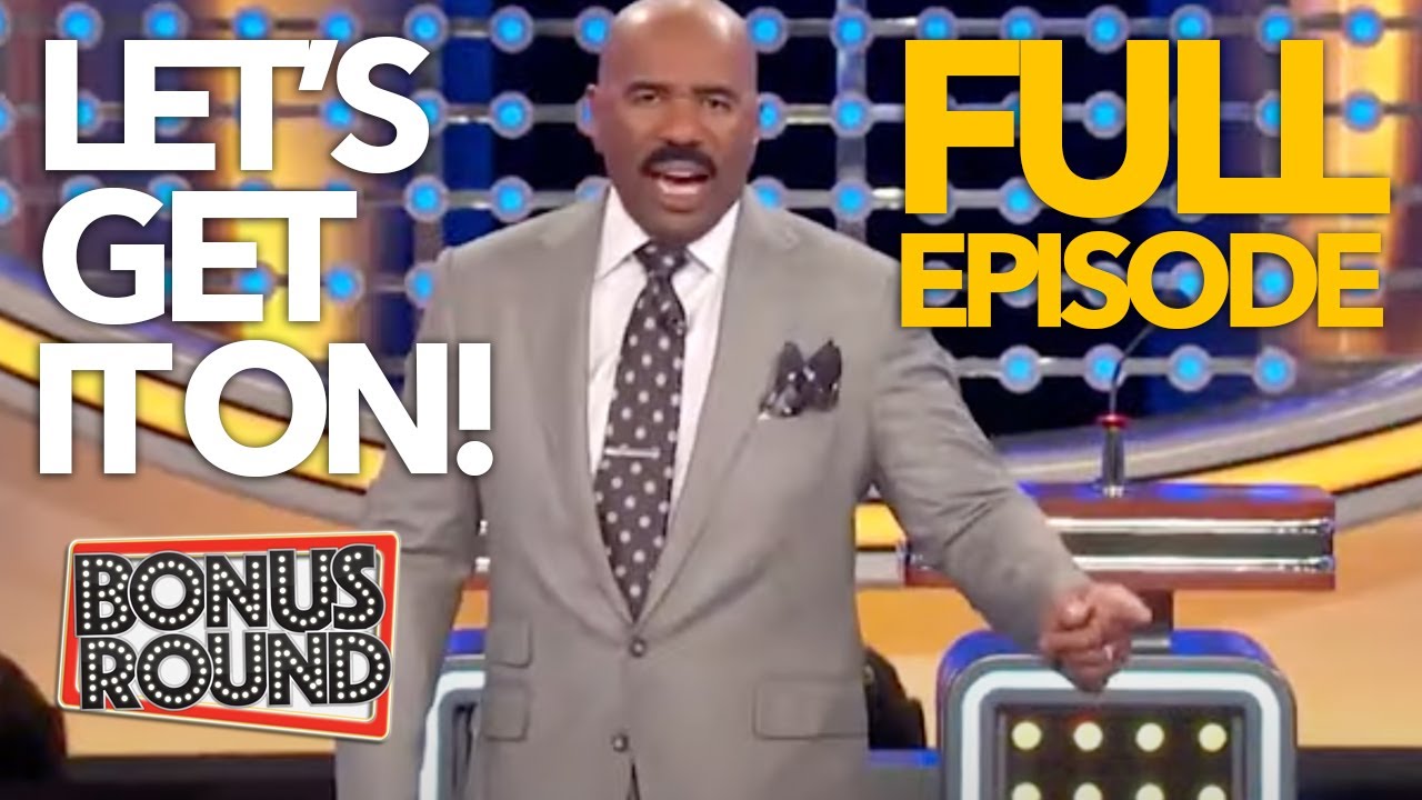 Let's Get It On! FAMILY FEUD With Steve Harvey FULL EPISODE!