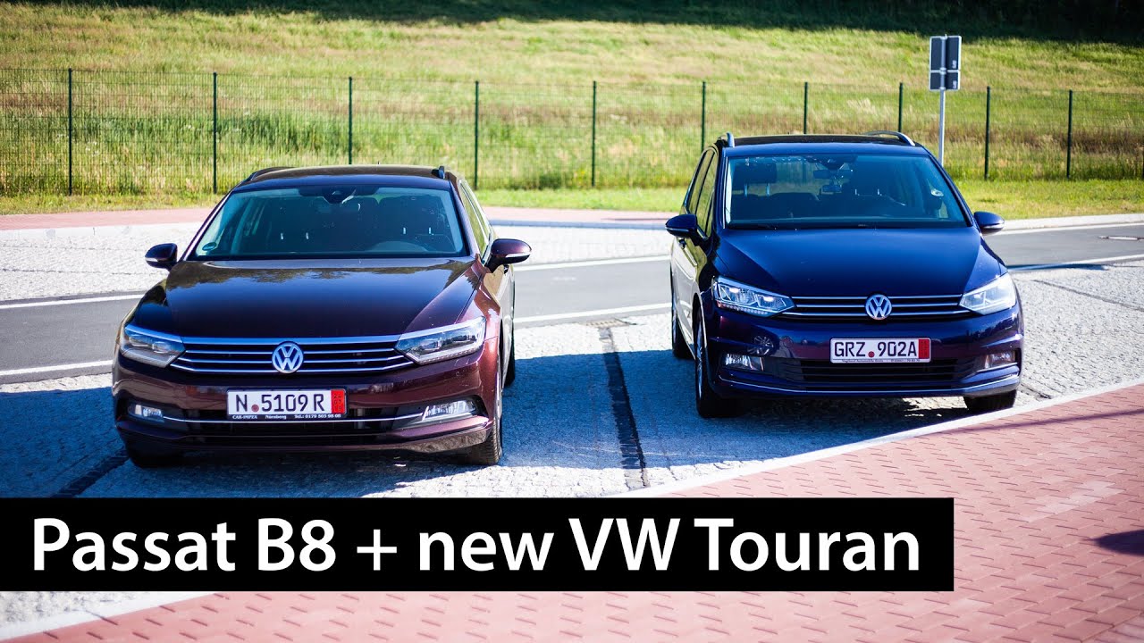 VW Touran Highline для семьи и Passat B8 Comfortline для души /// Пригон авто из Германии