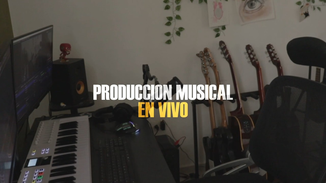 Producción musical en vivo | Creando instrumentales desde cero | HideBeats