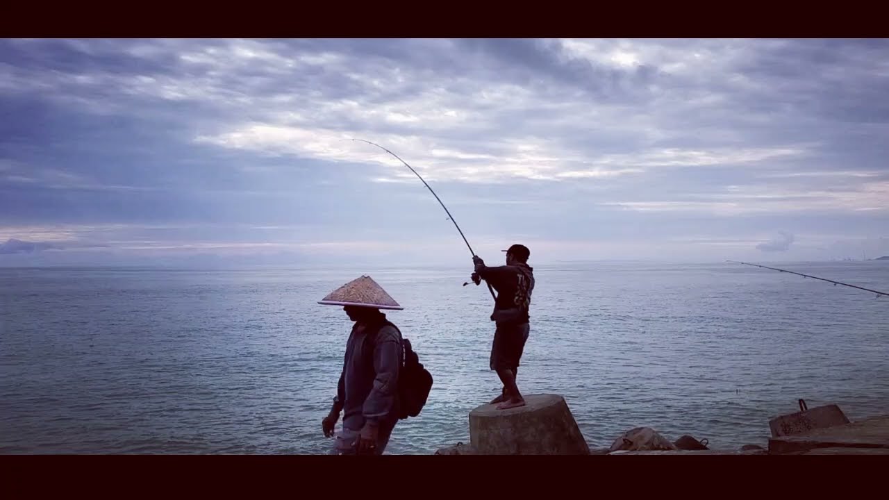 Double Strike | Fight Ikan Giant Travely Monsters Kimpul | Pantai Jetis Cilacap | Teknik Casting