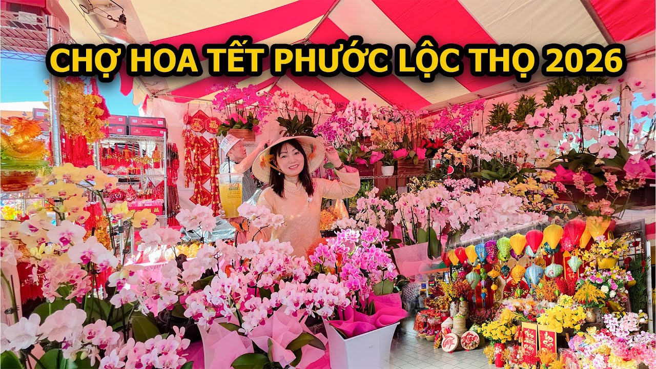 Chợ Hoa Tết Phước Lộc Thọ 2026 - Ngập Tràn Sắc Xuân, Bà Con Rộn Ràng Chuẩn Bị Đón Tết | KT Food