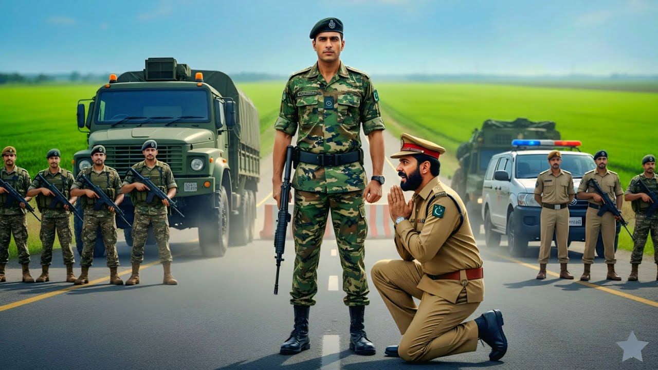 Pak Army vs Corrupt Police | When Law Breaks the Law | Powerful Pakistani Army Drama | AI RAAZ STORY