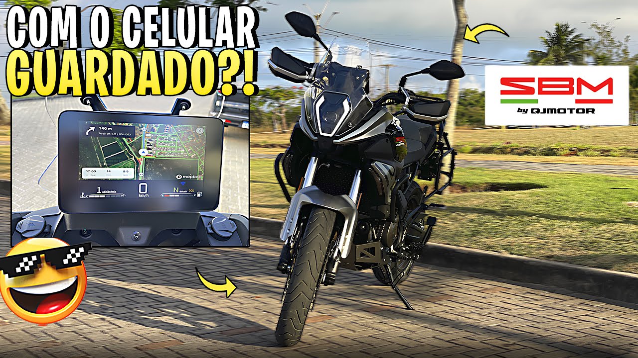 🔥TESTEI A NAVEGAÇÃO DA SBM 600T! MAPS E WAZE DIRETO NO PAINEL!