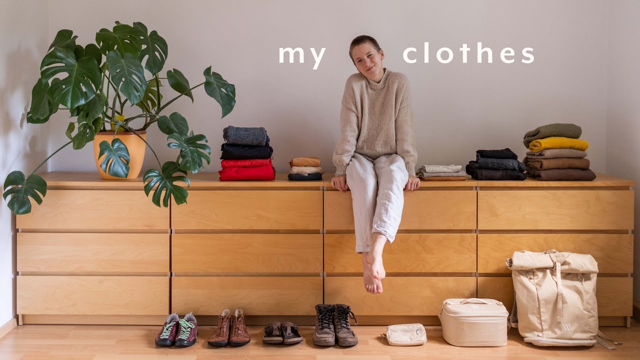 Extreme Minimalist Wardrobe (Everything I Own) | My Sustainable 4 Season Capsule