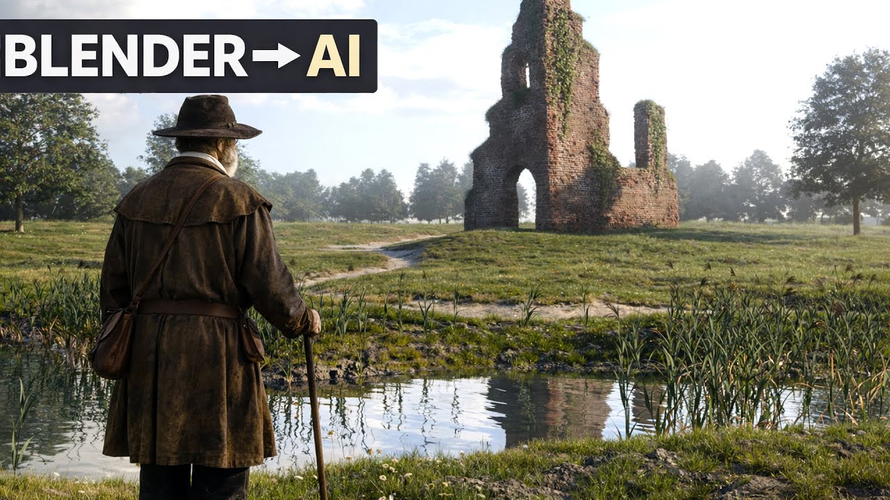From Blender to AI Video: Turning 3D Scenes into Cinematic Stories