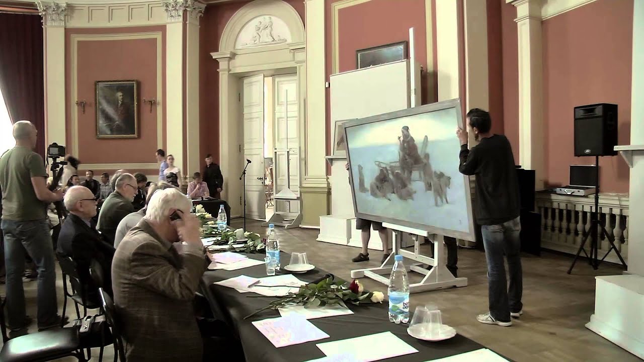 Защита дипломов в институте им. И.Е. Репина.2013. Первый день.