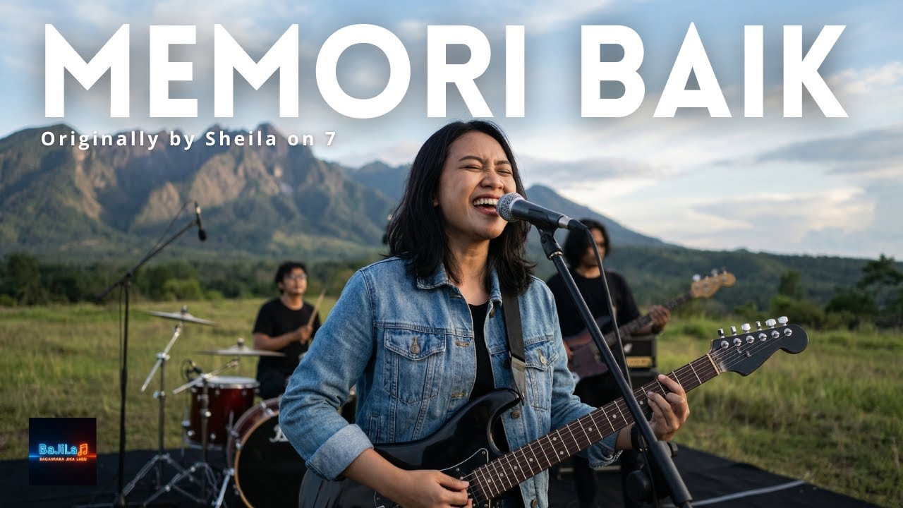MEMORI BAIK by Sheila On 7 (Cover AI Cewe) Lirik | BaJiLa Music