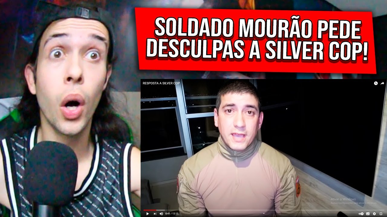 SOLDADO MOUR&Atilde;O PEDIU DESCULPA SILVER COP (RESPOSTA A SILVER COP)