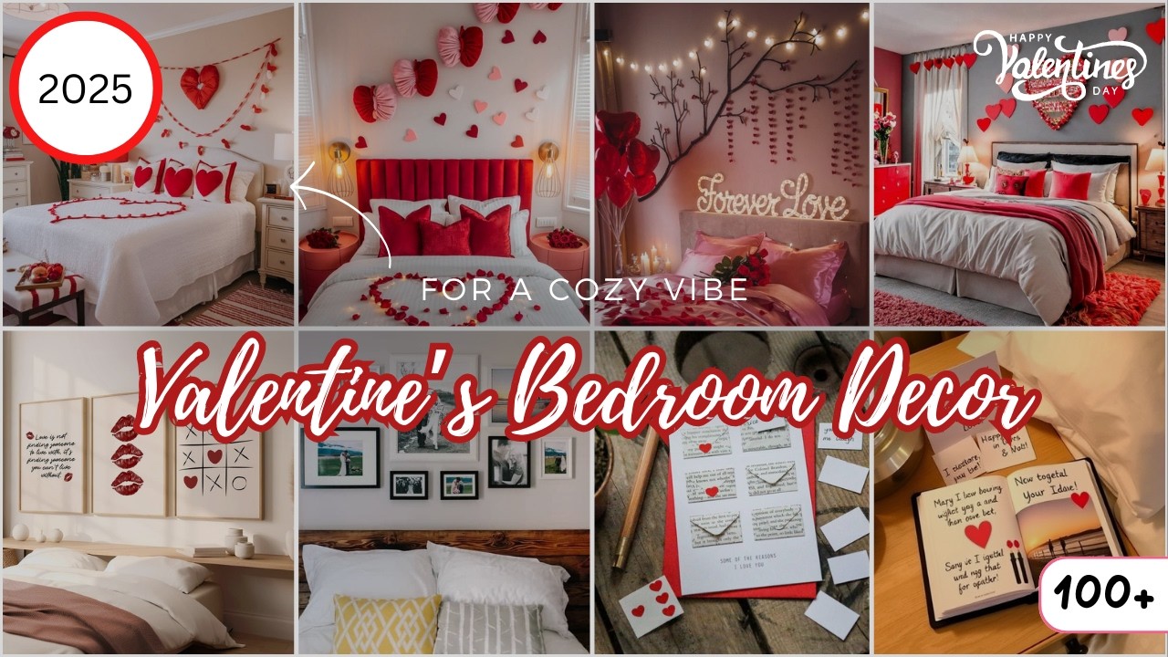 100+ Valentine's Day Room Decor Ideas 2025 | DIY, Dollar Tree & Romantic