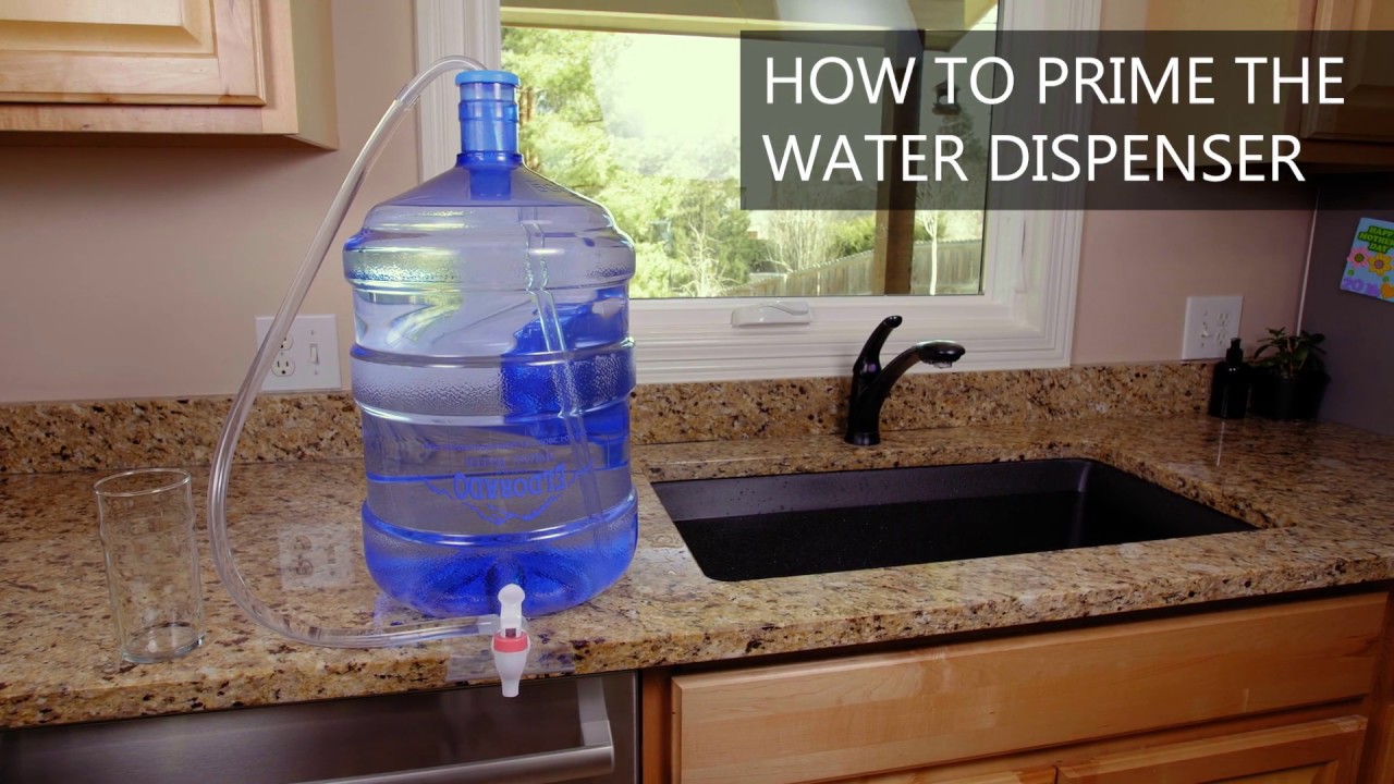 How to prime the Water Bottle Tap / Water Dispenser