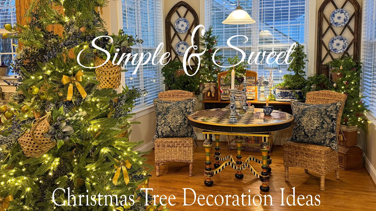 Christmas Decorating Ideas 2025 || Simple (3) Items Christmas Tree Decorations
