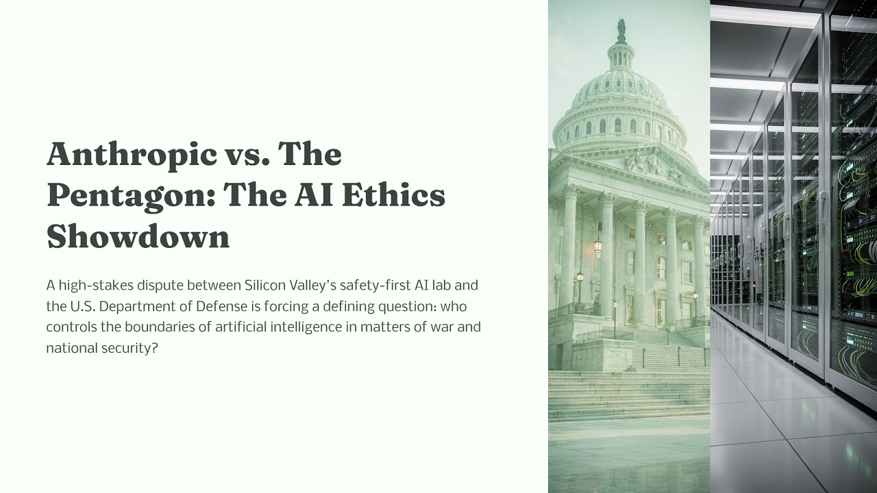 Anthropic vs. The Pentagon: The AI Ethics Showdown