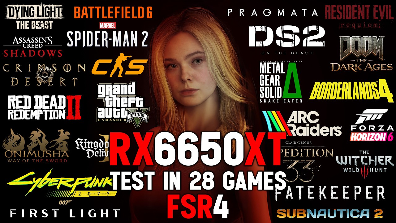 RX 6650 XT + Ryzen 5 7600 in 2026 | 28 Games Tested with FSR 4 | Does it still hold up?