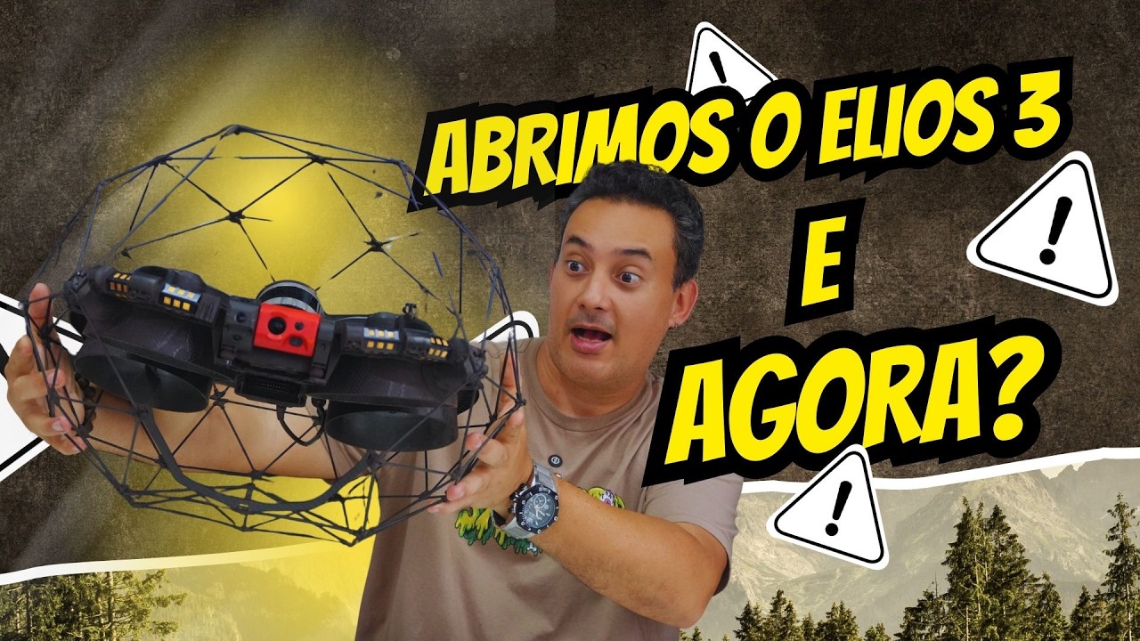 Olha o que fizemos com esse drone!