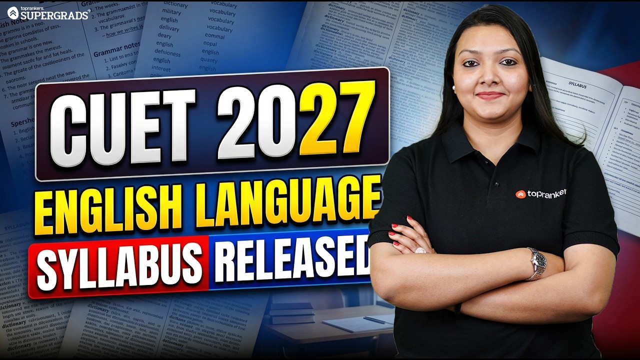 CUET 2027 English Language Syllabus & Exam Pattern Released!