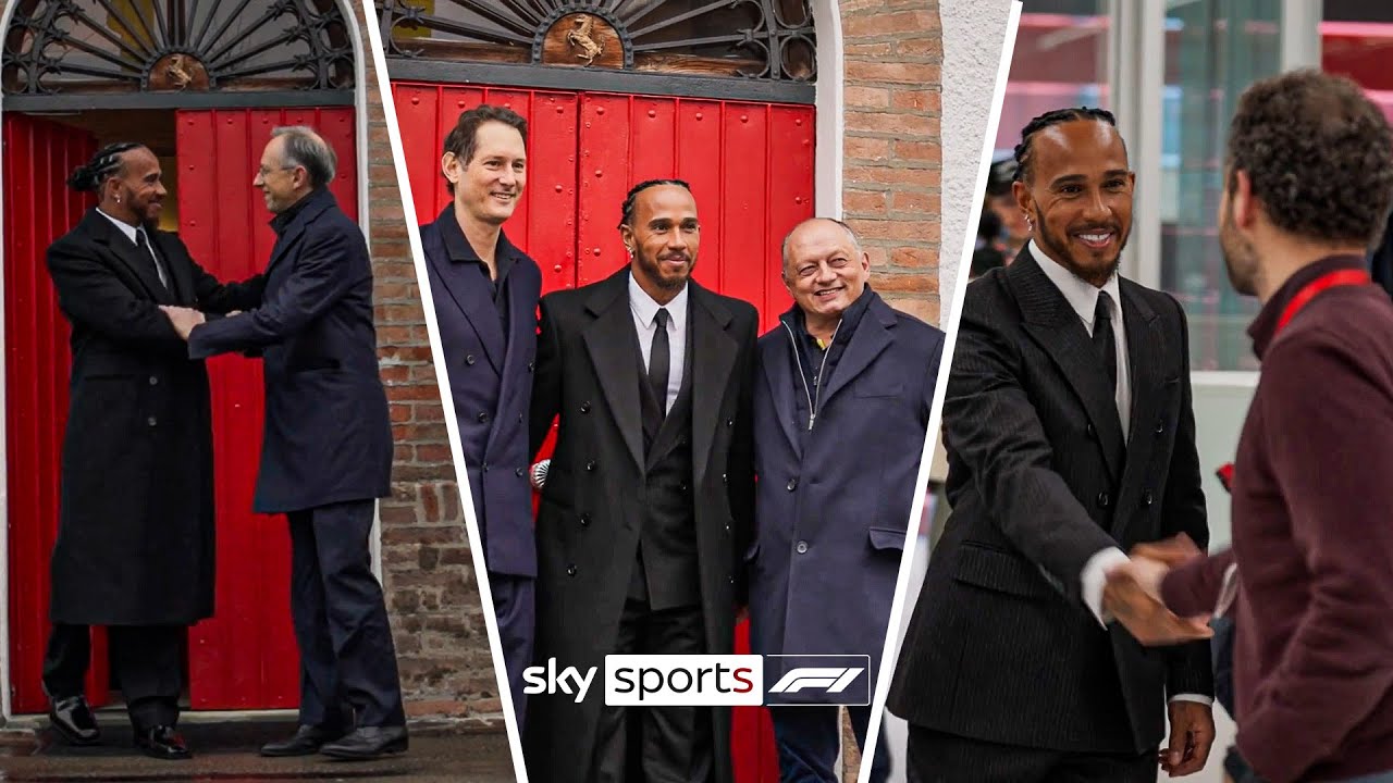 Lewis Hamilton's FIRST day at Ferrari | Behind the scenes 📹