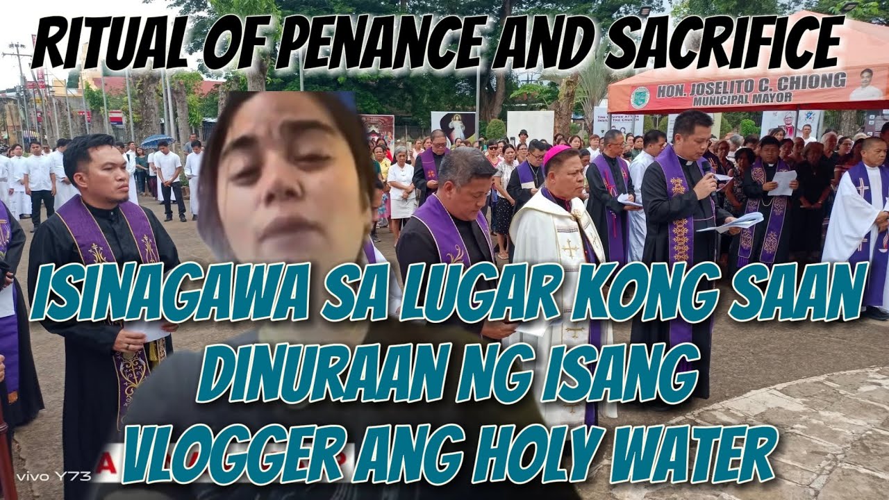 Mga Obispo at Pari sa Simbahan kong saan Dinuraan? Nagsagawa Ng Ritual of Penance and Sacrifice!