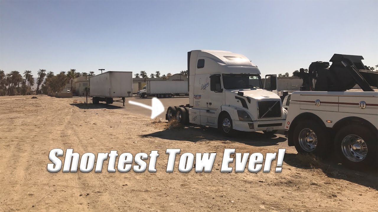 Shortest Semi Tow Ever!