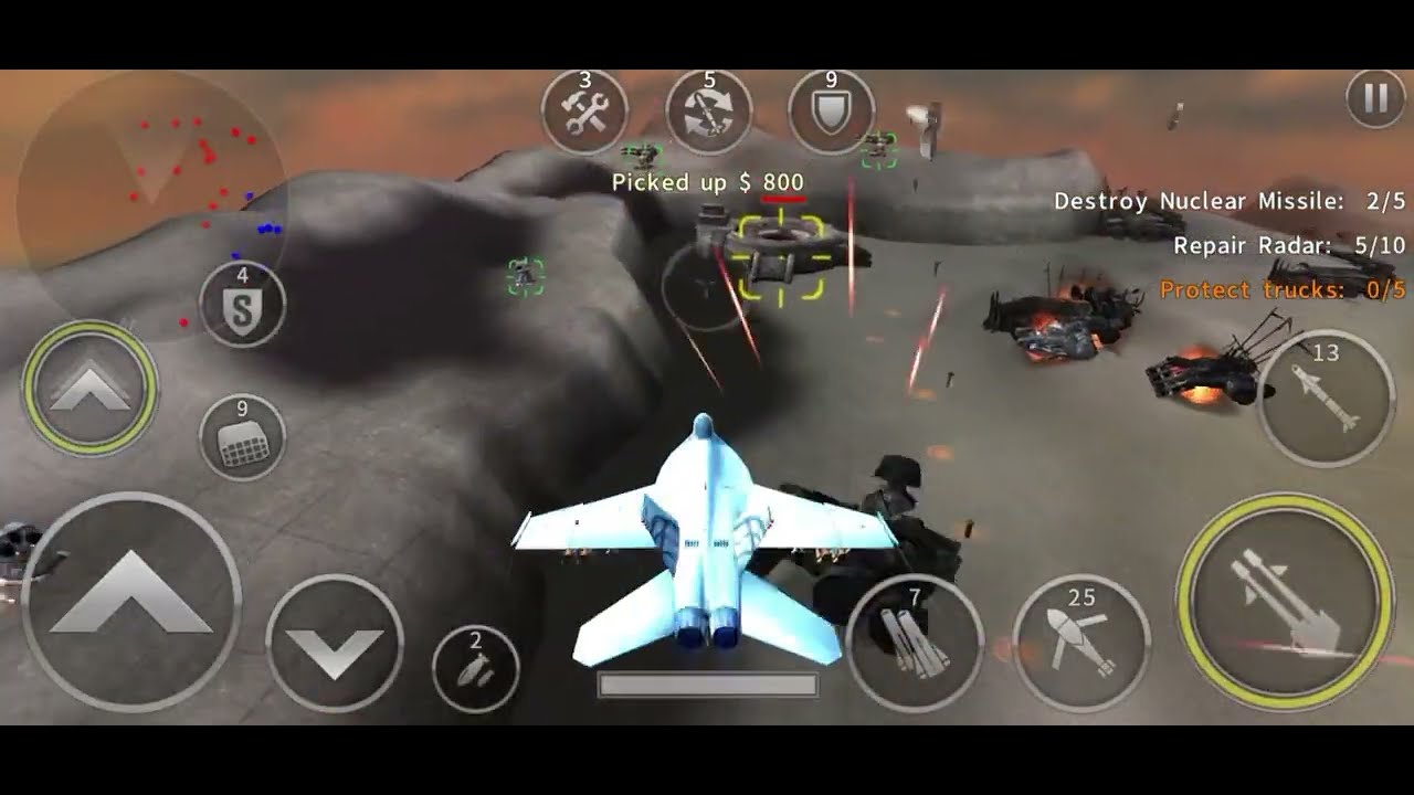 Gunship battle Episode 15 mission 4 gameplay with Super hornet.#gunshipbattle #gameplay #gaming .