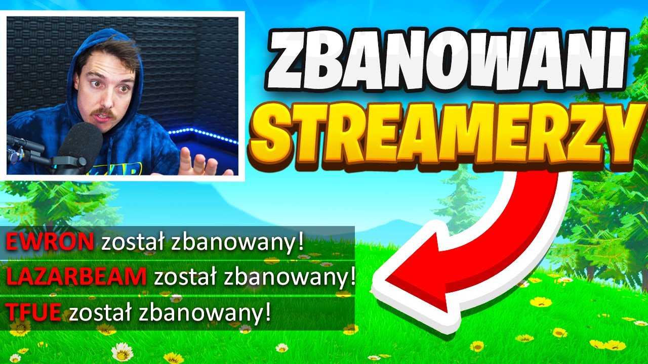 Streamerzy Którzy DOSTALI BANA w Fortnite! (Ewron, Tfue..)