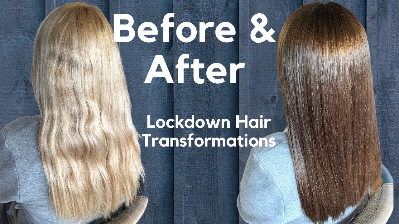 BEFORE & AFTER LOCKDOWN HAIR TRANSFORMATIONS