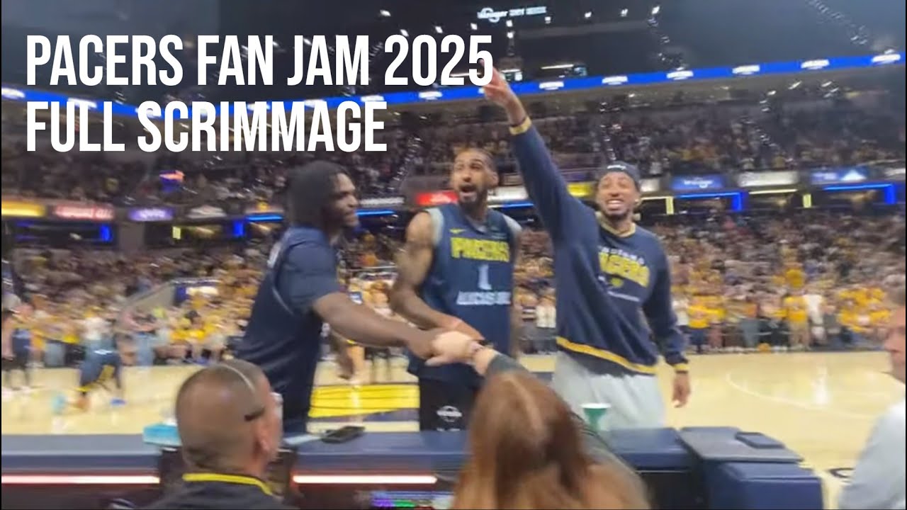 2025 Indiana Pacers Fan Jam Full Scrimmage Live