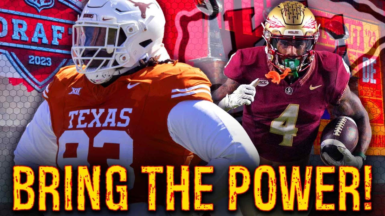 Chiefs POWER Mock Draft! TRADE + Surprise selctions (Sweat and Coleman)