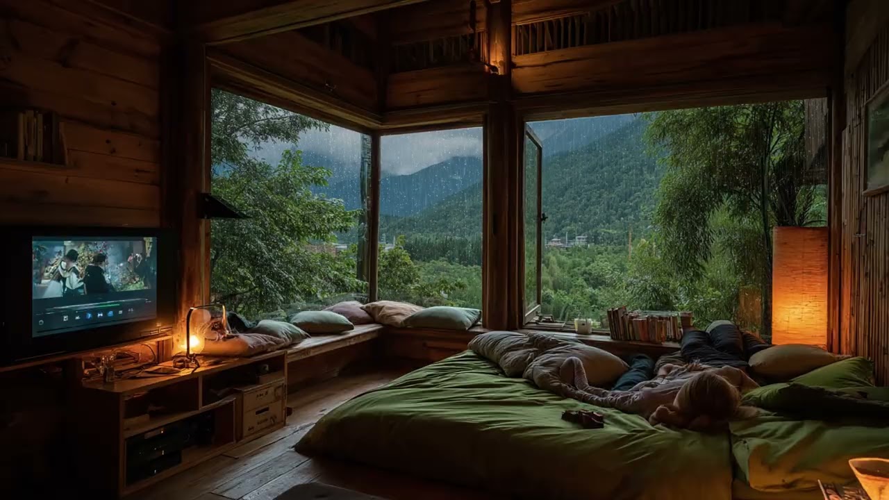 Tranquil Rainview: Relaxing Rain Sounds for Deep Sleep & Focus | Calming Rainfall
