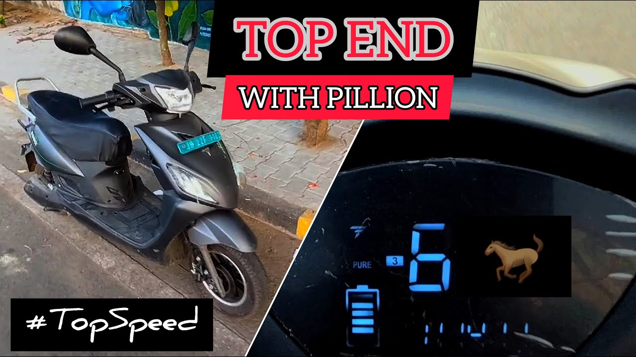 Top Speed With Pillion And Without | PURE EV ETrance Neo | 2022 | PURE EV ETrance Neo की टॉप स्पीड?