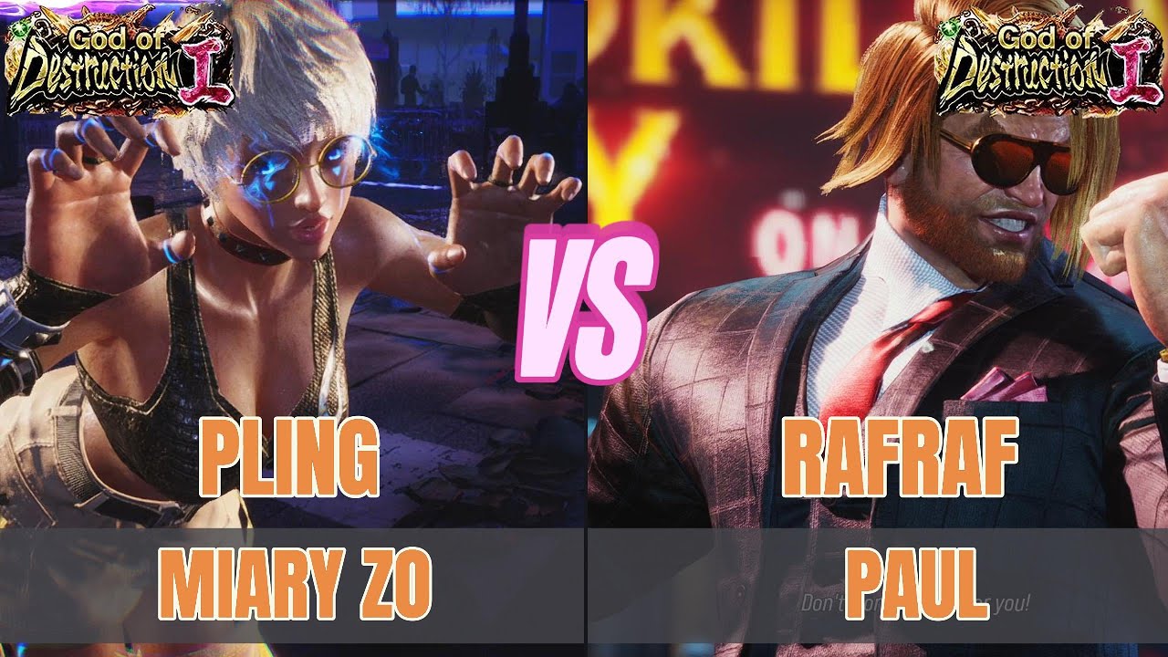MIARY ZO (Pling) vs. PAUL (RafRaf) Tekken 8 SE2 Ranked Matches