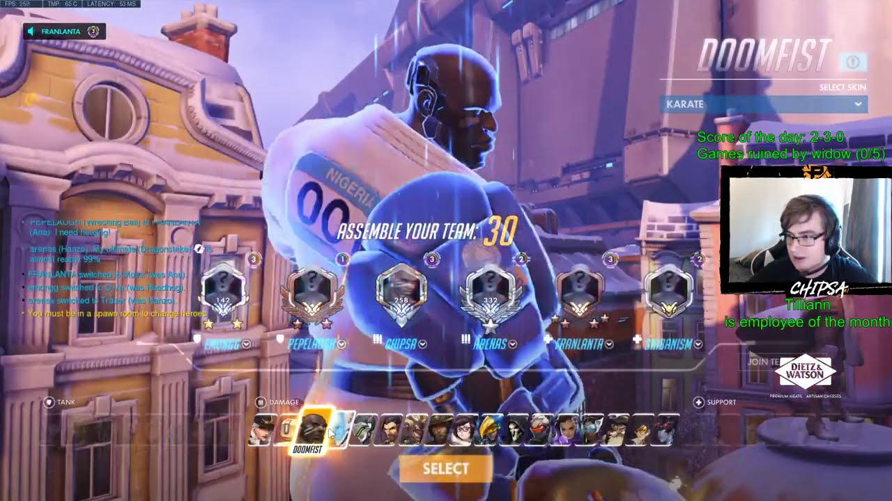 Overwatch Toxic Doomfist God Chipsa Hates Widowmaker Vol. 2