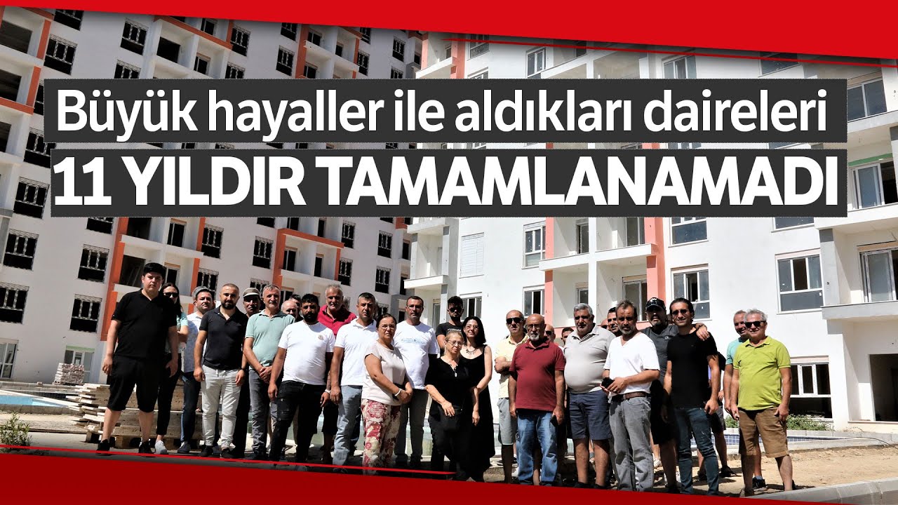 Antalya’da 11 Yıl Önce İnşaatı Başlayan 226 Dairelik Site Yarım Kaldı