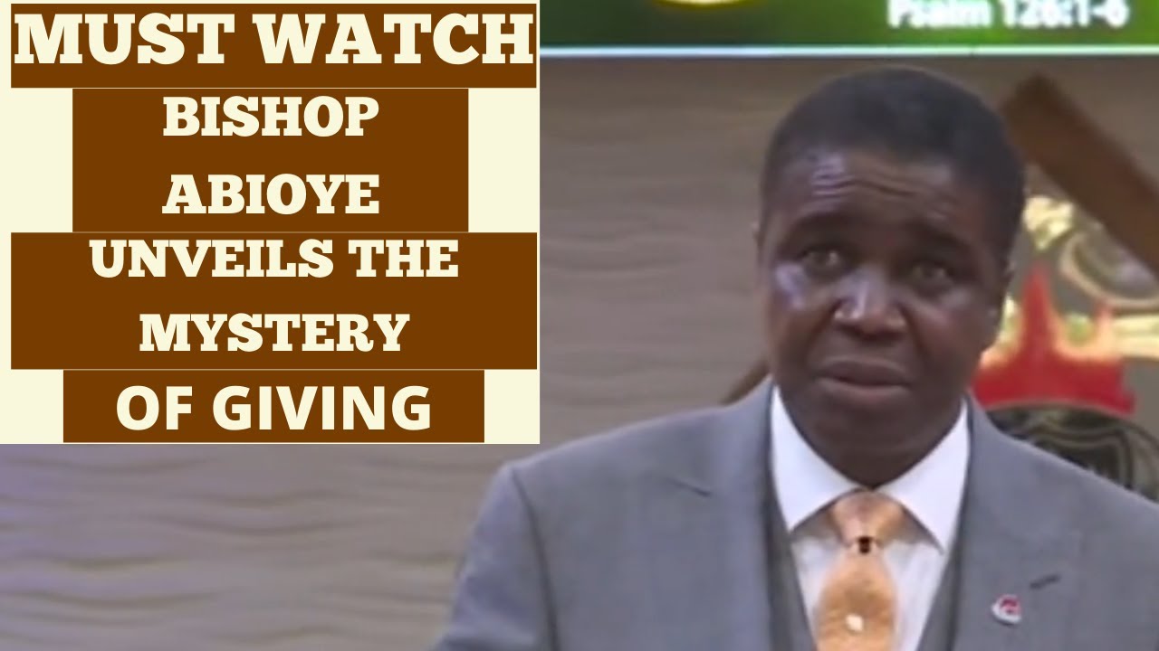 BISHOP DAVID ABIOYE | EXPLAINS THE SECRET OF GIVING AND RECEIVING | NEWDAWNTV | JULY 11TH 2021