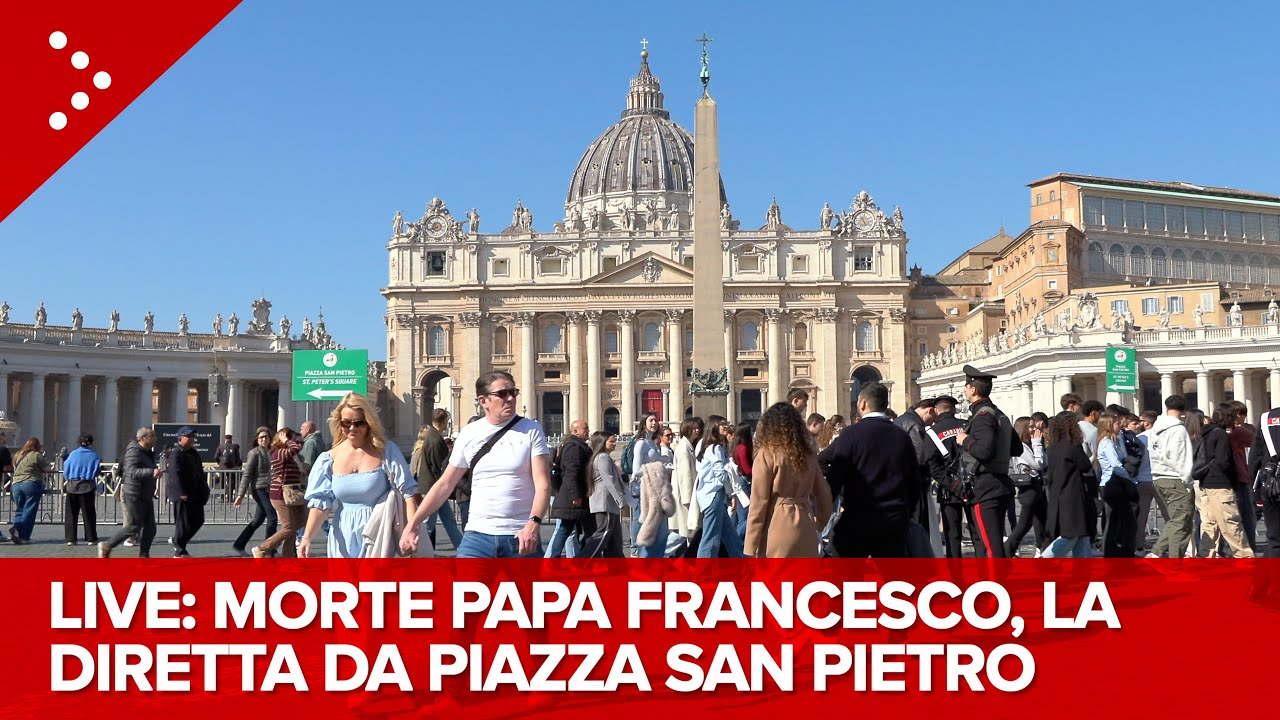 LIVE È morto Papa Francesco, le immagini da piazza San Pietro dopo l'annuncio: diretta video