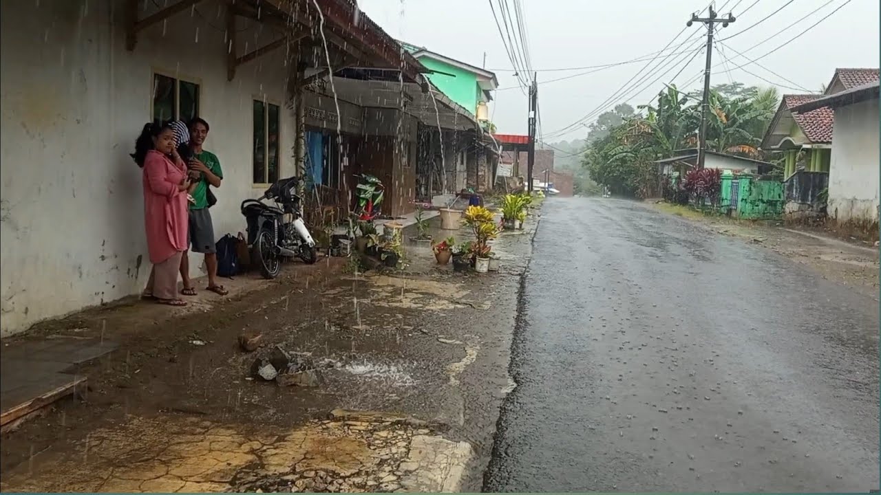 Down the road when heavy rains | calm your Mind and overcome anxiety while sleeping