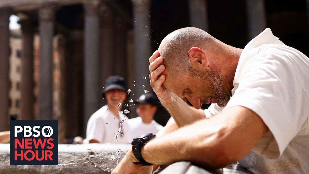 Punishing heat waves break records and disrupt life across much of the world