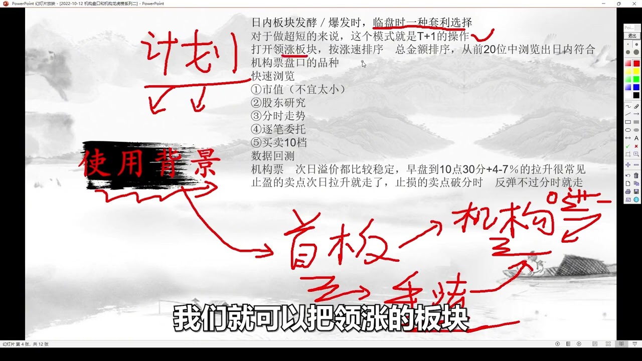 机构盘口和游资盘口的区别，新手也能看懂如何做首板