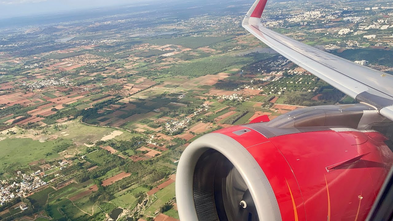 Air India A320neo STUNNING takeoff from Bengaluru [4K]