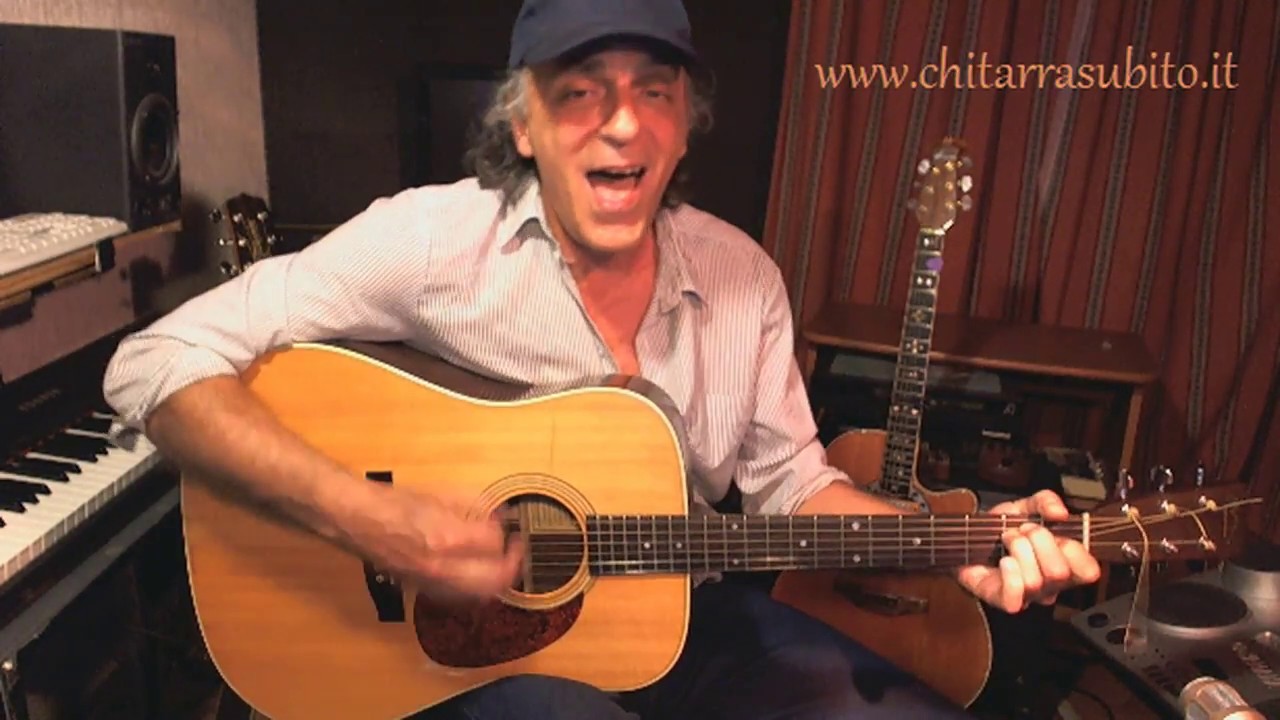 Sapore di sale voce e chitarra