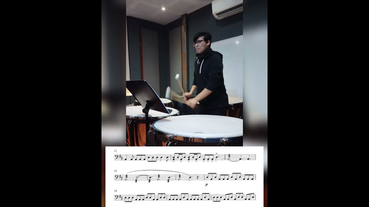 Etude N°9 for timpani  by "pedal to the kettle" 