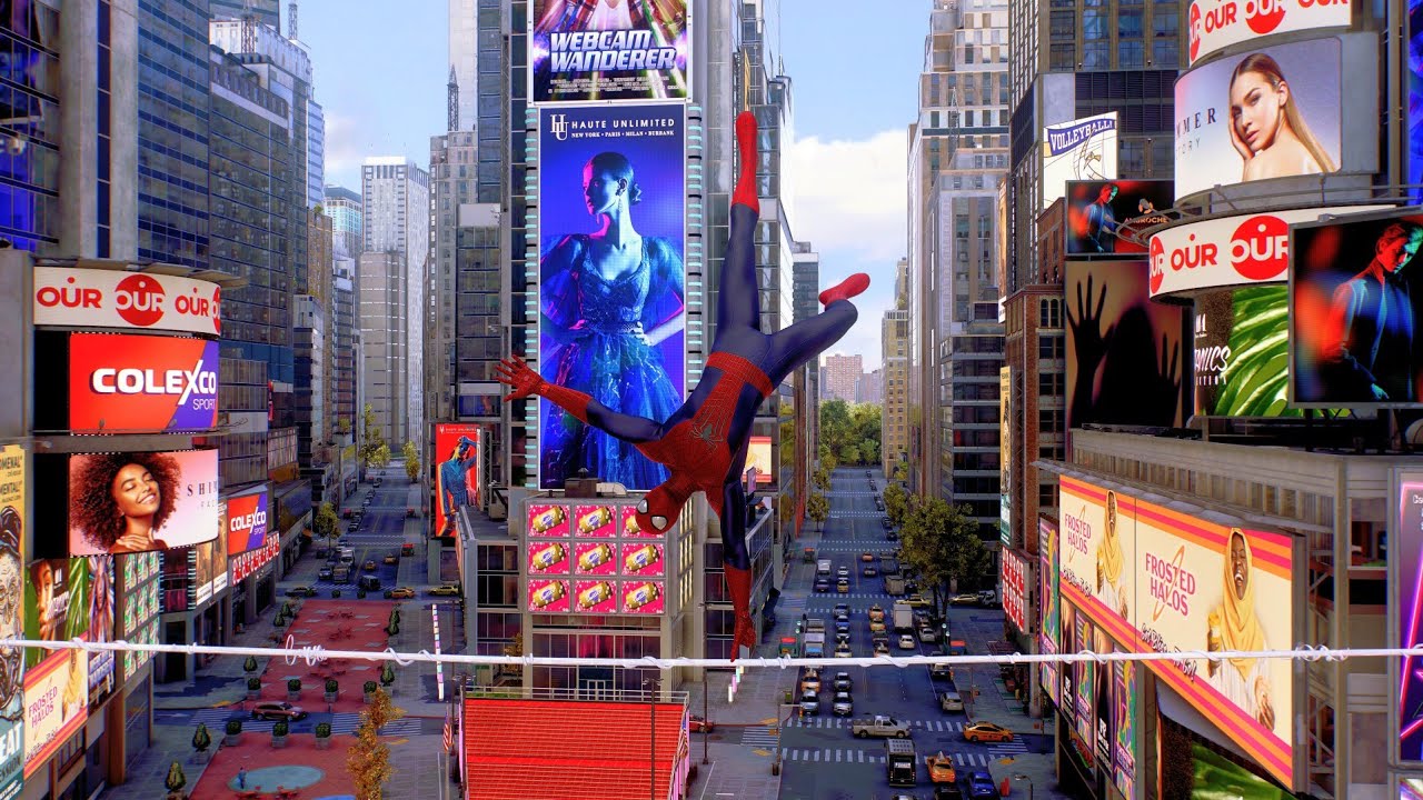 TASM 2 Suit Swinging | Marvel's Spider-Man 2 (60FPS)